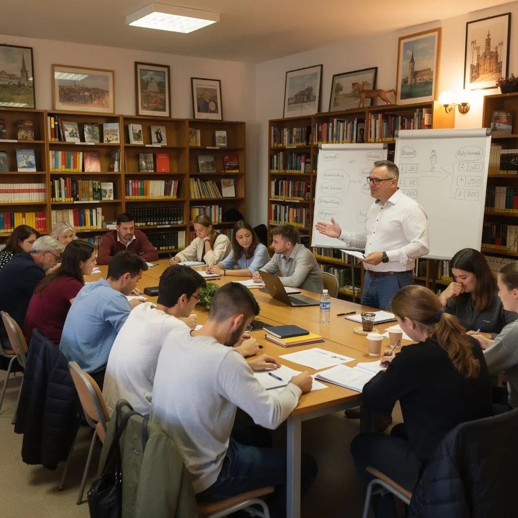 Családi költségvetés megtervezését ábrázoló grafika.